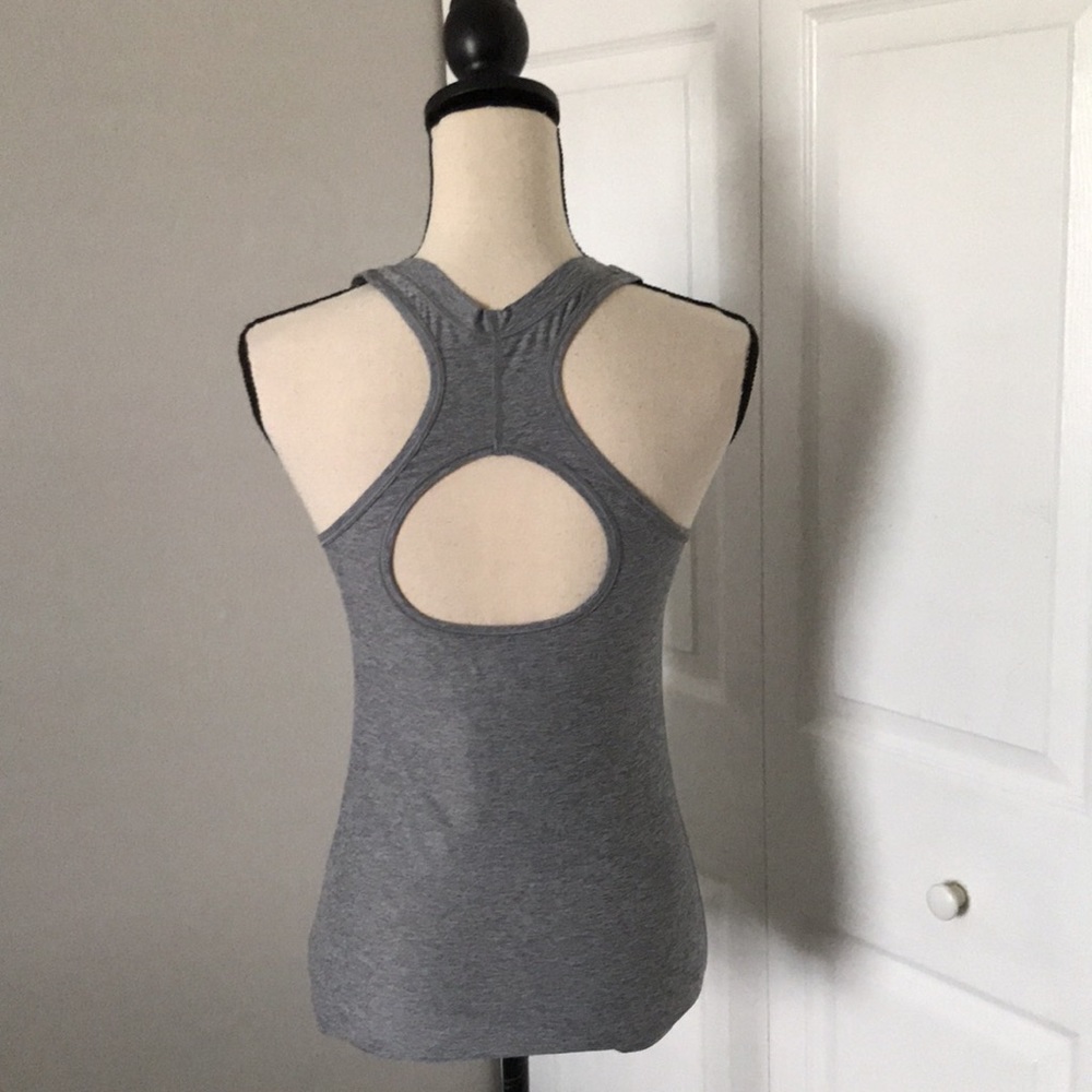 ATHLETA Women Scoop Neck Racerback Athletic Tank Top | XS